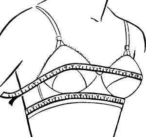 measuring bra size, fitting a bra, bra sizes for bigger breasts, lingerie size measurements, undergarment sizing