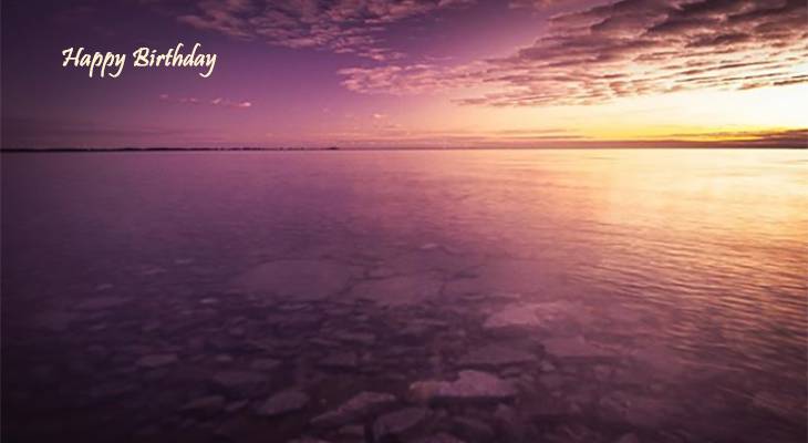 happy birthday wishes, birthday cards, birthday card pictures, famous birthdays, sunset, lake ontario, nature, scenery, pink