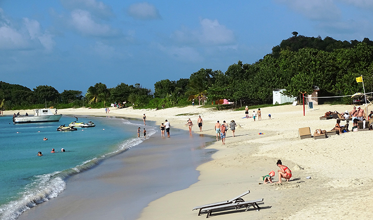 antigua, caribbean island, royalton antigua resort and spa, hotel beach, deep bay beach