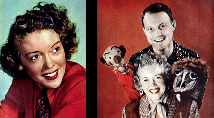 fran allison, american actress, comedian, singer, 1950, 1955, 1950s television series, children tv shows, kukla fran and ollie, puppeteer, burr tillstrom, puppets, 