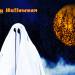 happy halloween, ghost, scary, spooky, spirit, orange moon, blood moon, 