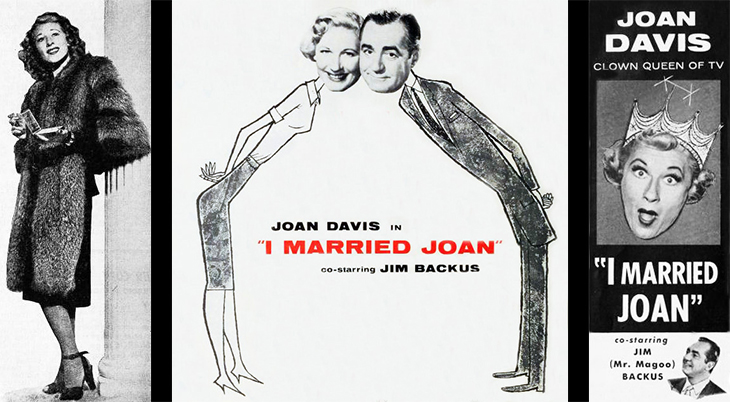 joan davis, jim backus, american actors, classic television shows, tv sitcoms, i married joan, 1950s television series, judge bradley stevens, joan stevens, 