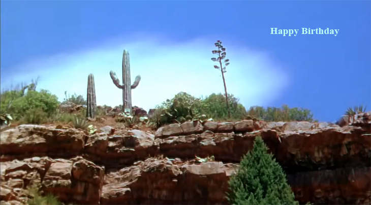 happy birthday wishes, birthday cards, birthday card pictures, famous birthdays, cactus, arizona, nature, scenery, 1950, western, movie, broken arrow