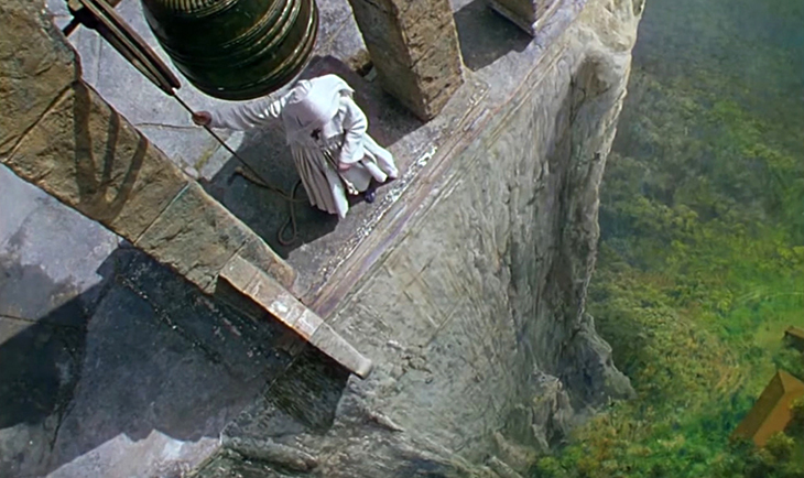 1947 movie, classic films, black narcissus, bell tower, psychological drama, color, cinematography, jack cardiff, 