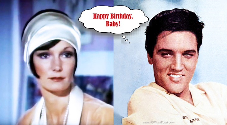 happy birthday wishes, birthday cards, birthday card pictures, famous birthdays, january 8th, born on january 8, elvis presley, singer, king of rock and roll, actor, movies, actress, yvette mimieux, film stars