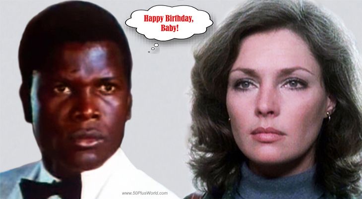 birthday wishes; happy birthday; greeting card; famous birthdays; february 20th; born on february 20; film stars; actress; jennifer oneill; movies; the flower in his mouth; actor; sidney poitier; the mark of the hawk