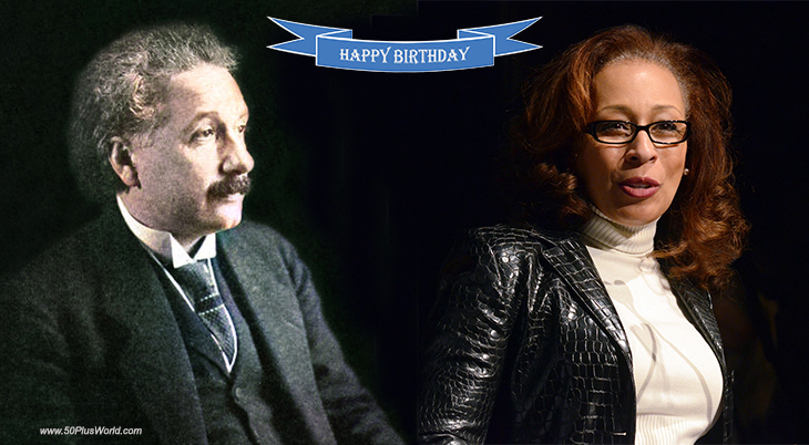 birthday wishes, happy birthday, greeting card, born march 14th, famous birthdays, albert einstein, physicist, theory of relativity, quantum theory, tamara tunie, actress, tv shows, law and order special victims unit, as the world turns, movies, wall street, flight, the devils advocate