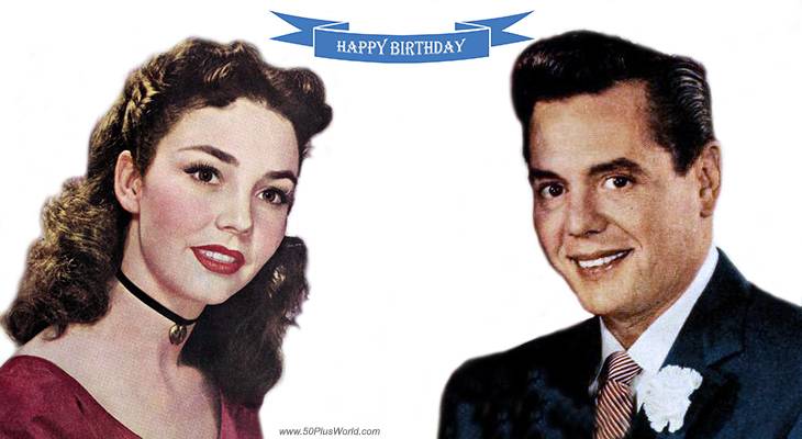 birthday wishes, happy birthday, greeting card, famous birthdays, born march 2, film stars, actress, jennifer jones, classic movies, love is a many splendored thing, duel in the sun, ruby gentry, cuban bandleader, actor, TV producer, sitcoms, i love lucy