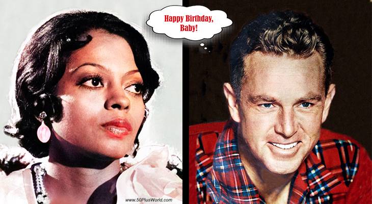 birthday wishes, happy birthday, greeting card, born march 26, famous birthdays, diana ross, the supremes, singer, hit songs, baby love, you cant hurry love, actress, film star, movies, mahogany, the wiz, sterling hayden, actor, classic films, the asphalt jungle, the killing, johnny guitar