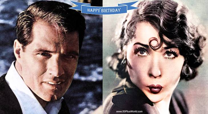 birthday wishes, happy birthday, greeting card, born april 8th, famous birthdays, john gavin, american actor, yola davril, french actress, film stars, silent films, classic movies, midnight lace, monte carlo nights