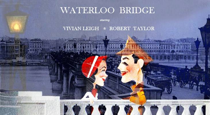 waterloo bridge, england, london, vivian leigh, british actress, academy award winners, american actor, robert taylor, movie stars, 1940 movies, wwi films, wwii, 1907
