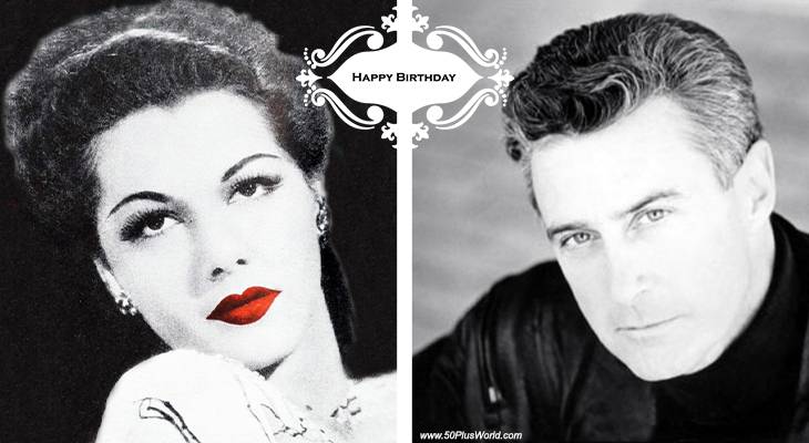 birthday wishes, happy birthday, greeting card, born june 6, famous birthdays, film stars, actress, maria montez, actor, david dukes, tv shows, all in the family, sisters, movies, arabian nights, the first deadly sin, bowery to broadway, gods and monsters, cobra woman, tangier