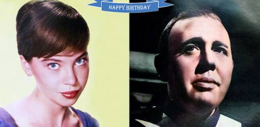 birthday wishes, happy birthday, greeting card, born july 1, famous birthdays, leslie caron, charles laughton, actor, actress, film stars, classic movies, an american in paris, gigi, the glass slipper, the hunchback of notre dame, jamaica inn, witness for the prosecution, filmmaker, dancer, academy award