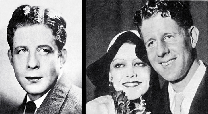 rudy vallee, american singer, crooner, big band, orchestra leader, connecticut yankees, saxophonist, musician, 1931, celebrity wedding, actress, fay webb, hit songs, as time goes by, life is just a bowl of cherries, 1930s, im just a vagabond lover
