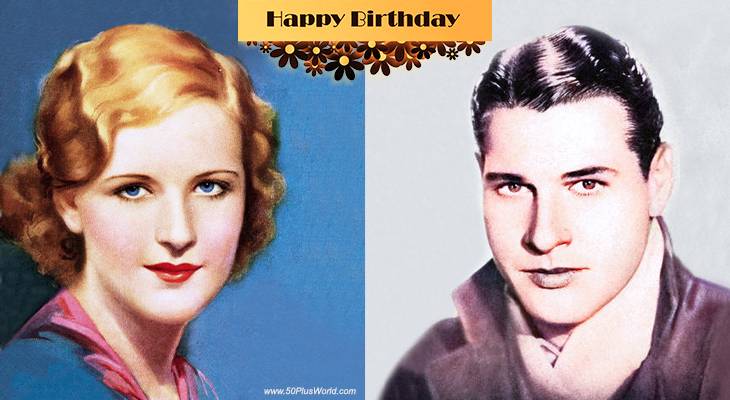birthday wishes, happy birthday, greeting card, born september 1, famous birthdays, film stars, actress, singer, dancer, broadway, ziegfeld follies, marilyn miller, actor, richard arlen, classic movies, skybride, golden harvest, sally, sunny, silent films, wings, ladies of the mob