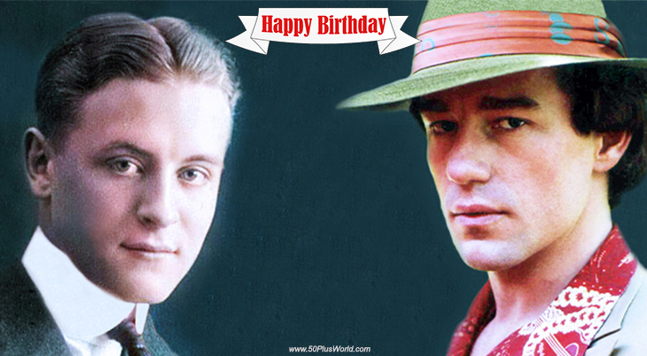 birthday wishes, happy birthday, greeting card, born september 24, famous birthdays, f scott fitzgerald, writer, author, novelist, the great gatsby, tender is the night, the beautiful and the damned, phil hartman, comedian, actor, saturday night life, newsradio, tv shows, movies, houseguest