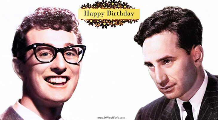 birthday wishes, happy birthday, greeting card, born september 7, famous birthdays, buddy holly, elia kazan, singer, songwriter, rock and roll, filmmaker, actor, classic movies, a tree grows in brooklyn, gentlemans agreement, on the waterfront, academy awards, hall of fame