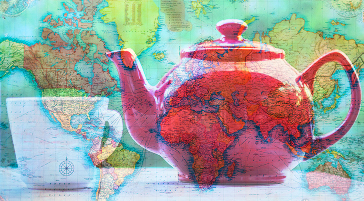 world, map, travel, global, tea pot, tours, trips, destinations