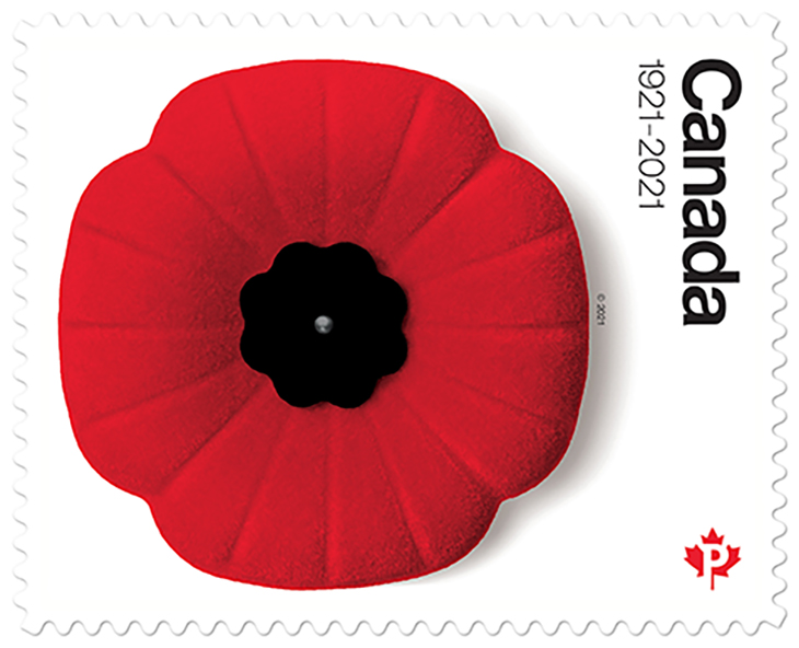 canada post, postage stamp, commemorative, world war one, wwi, poppy, canadian soldiers, veterans, royal canadian legion