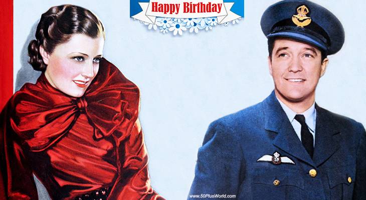birthday wishes, happy birthday, greeting card, born december 20, famous birthdays, film stars, actress, irene dunne, singer, dancer, actor, dennis morgan, classic movies, i remember mama, love affair, anna and the king of siam, the very throught of you, kitty foyle, christmas in connecticut