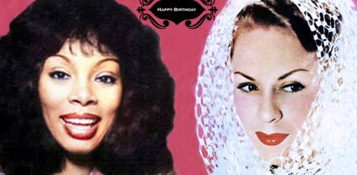 birthday wishes, happy birthday, greeting card, born december 31, famous birthdays, singers, donna summer, disco, grammy award, macarthur park, hot stuff, last dance, evelyn knight, a little bird told me, powder your face with sunshine, chickery chick