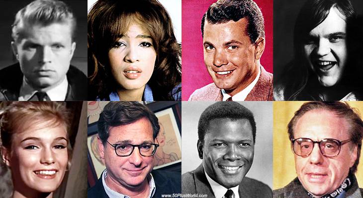 2022 celebrity deaths, famous died 2022, celebrities who died 2022, famous people deaths 2022, died in 2022, meat loaf, sidney poitier, peter bogdanovich, dwayne hickman, hardy kruger, yvette mimieux, ronnie spector, bob saget