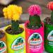 jarritos mexican soda, glass jars, upcycling, repurposing, recycling, reuse, environmentally friendly, little projects, diy, sustainable change, interior design, flowering cactus, plants, indoor gardening