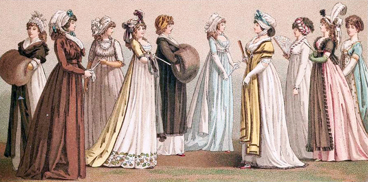 womens fashion, dresses, evening gowns, regency fashions, womens wear, 1790s, 1800s, walking dresses, ball gowns, bonnets, hats