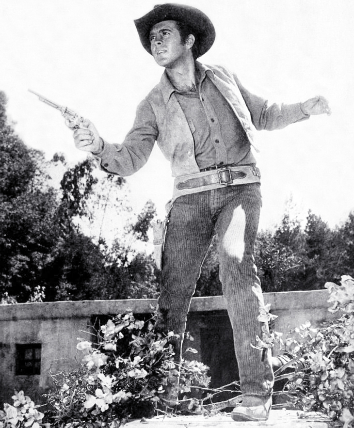 clu gulager, american actor, tv shows, westerns, classic television, the tall man, billy the kid, 