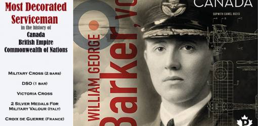 william george barker, canadian pilot, flying ace, world war one, wwi, billy barker, most decorated serviceman, canadian hero, victoria cross, military cross, distinguished service order, croix de guerre france, silver medal italy